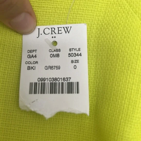 Chartreuse Linen Sheath Dress - Picture 7 of 7